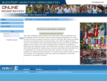 Tablet Screenshot of entry.budapestmarathon.com
